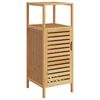 vidaXL Шкаф за баня с рафт 36x33x87 см бамбук
