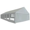 vidaXL Тент без рамка 12 x 6 м Сив ПЕ