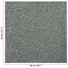 vidaXL Килим 20 pcs Зелен 50 x 50 cm 100% Полипропилен