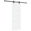 vidaXL Преплъзваща се врата 78 x 211 cm Инженерна дървесина
