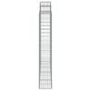vidaXL Габионни кошници арка 6 бр 200x50x180/200 см поцинковано желязо