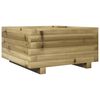 vidaXL Градинска кашпа 50x50x26,5 см импрегниран бор