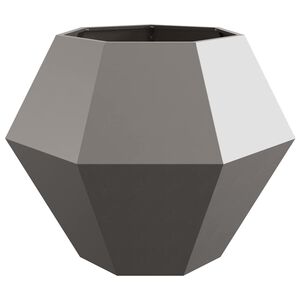 vidaXL Кашпа Ръждясало 100 x 100 x 80 см Патинираща стомана