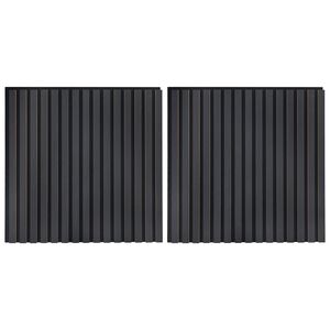 vidaXL Стенни панели 2 бр. 60,5 x 60 см Антрацит