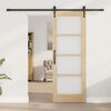 vidaXL Преплъзваща се врата ORKDAL Естествен 73,5 x 198,5 см