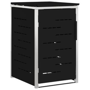 vidaXL Съхранение на контейнер for 1 Bin 240L Черно