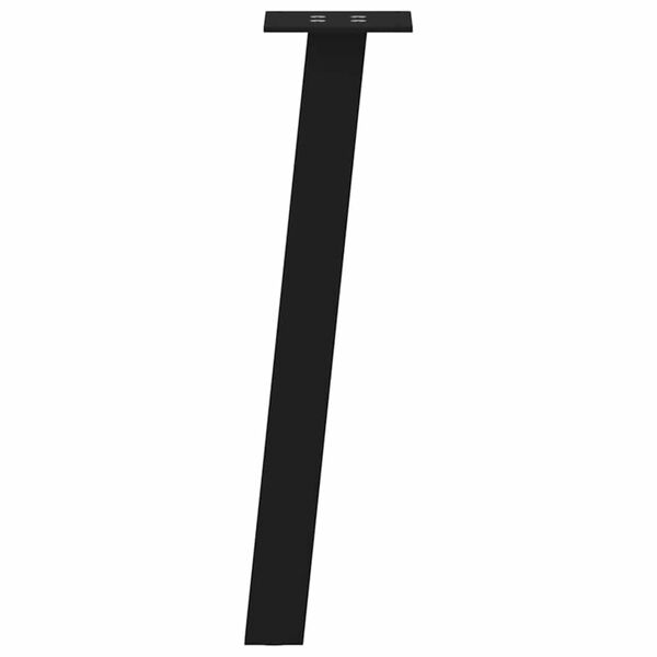 vidaXL Крака за масичка за кафе, 4 бр., черни, 30 см, стомана