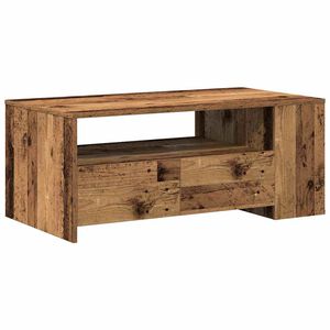 vidaXL Масичка за кафе Старо дърво 102 x 55 x 43,5 см