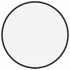 vidaXL Стенно огледало черно &Oslash; 30 см кръгло