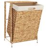 vidaXL Кош за пране 44x34x64 см воден хиацинт