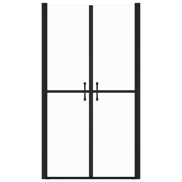 vidaXL Врата за душ, прозрачно ESG стъкло, (78-81)x190 см
