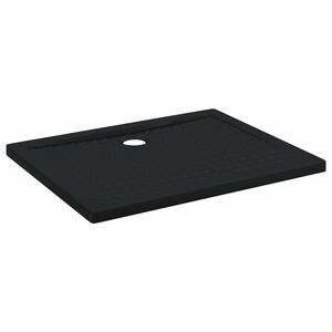 vidaXL Основен трей за душ с точки 100 x 80 x 4 см ABS Черно
