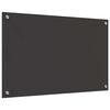 vidaXL Кухненски заден панел 2 pcs Тъмен сив 80 x 50 cm