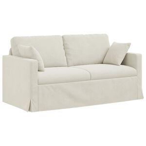 vidaXL Диван Крем 158 x 78 x 80 см Кадифе