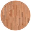 vidaXL Плот за маса &Oslash;70x2,5 см кръгъл масивен бук