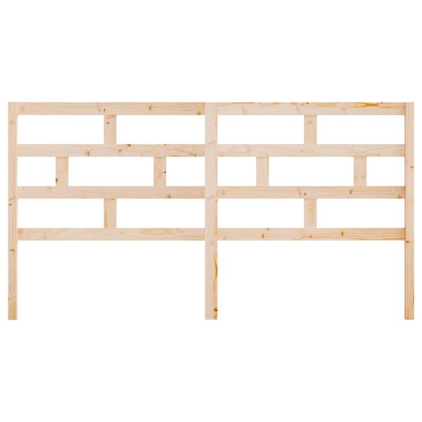 vidaXL Горна табла за легло, 206x4x100 см, бор масив