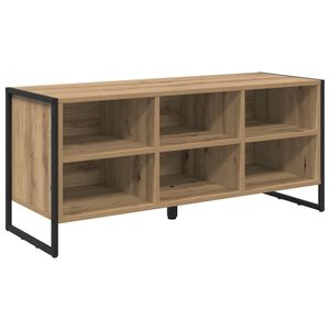 vidaXL Шкаф за обувки 100 x 35 x 44 см Инженерна дървесина Дъб Артизан