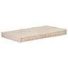 vidaXL Палетна възглавница за под, памук, 120x80x10 см, бежова
