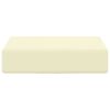 vidaXL Възглавница за открито седалка Крем 40 x 40 x 8 см