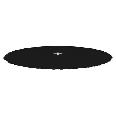 vidaXL Отскачаща повърхност за кръгъл батут 12 Ft/3,66 м черен текстил