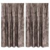 vidaXL Кадифени завеси С завеси 2 pcs Капучино 140 x 140 cm Кадифе
