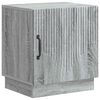 vidaXL Нощно шкафче Сив Сонома 43 x 34,5 x 47 см Инженерна дървесина