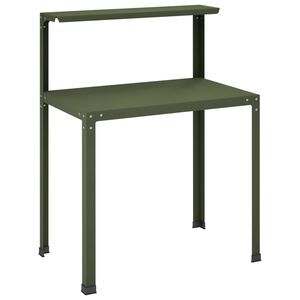 vidaXL Маса за засаждане 100 x 50 x 104 cm Прахово боядисана стомана