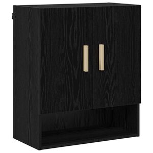 vidaXL Стенен шкаф 60 x 31 x 70 см Инженерна дървесина Черния дъб