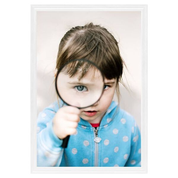 vidaXL Фоторамки за колаж, 3 бр, за маса, бели, 15x21 см, МДФ