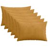 vidaXL Калъфка за възглавница 6 pcs HEERLEN Жълто 40 x 60 cm кордурой