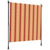 vidaXL Външна ролкова завеса Многоцветен 120 x 270 cm
