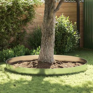 vidaXL Комплект оградни плоскости, 5 бр, поцинкована стомана, 100x19см