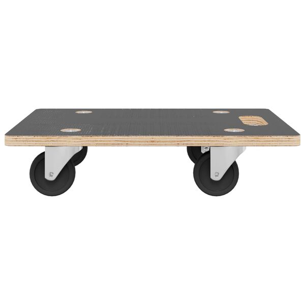 vidaXL Транспортни колички 2 бр правоъгълни 60x40x11,5 см 250 кг