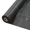vidaXL Мрежа за мулчиране PP 1x50 м черна