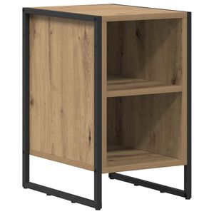 vidaXL Нощно шкафче Дъб артизан 39.5 x 30 x 50 см Инженерна дървесина
