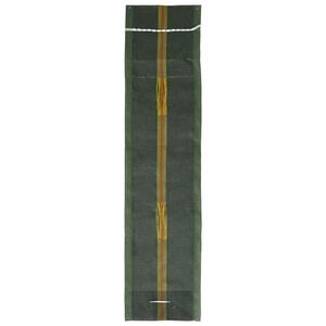vidaXL Торби с пясък 100 бр. Тъмен зелен 120 x 27 см HDPE