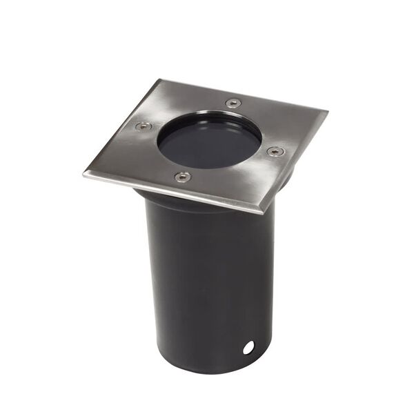 vidaXL Градински лампи за вграждане в земя, 12 бр, квадратни