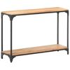 vidaXL Конзолна маса, 110x30x75 cм, акациево дърво масив