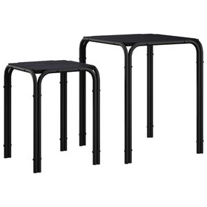 vidaXL Странична маса Черен дъб 41 x 40 x 50 см Инженерна дървесина