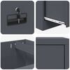 vidaXL Кабинет за файлове с чекмедже Антрацит 45,5 x 42 x 106,5 см