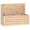 vidaXL Кутия за съхранение, 89x36,5x33 см, борово дърво масив