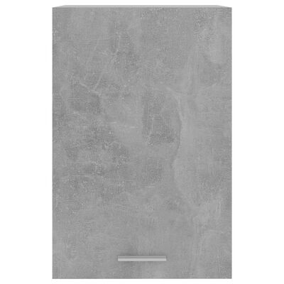 vidaXL Висящ шкаф, бетонно сив, 39,5x31x60 см, ПДЧ