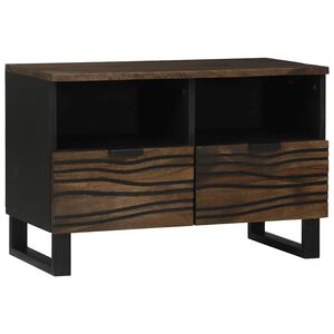 vidaXL ТВ Единици 70 x 33 x 46 см Орех Инженерна дървесина