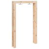 vidaXL Външен душ Естествен 137 x 23 x 226 см Масивна боровина