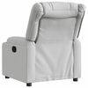 vidaXL Recliner Chair Cloud Grey Fabric