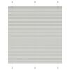 vidaXL Плисирана щора Светло сиво 120x100 cm Ширина на плата 119,4 cm