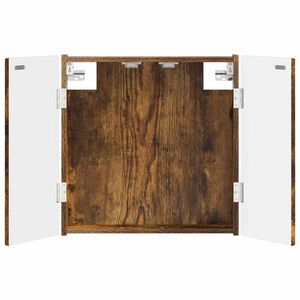 vidaXL Кабинет за дартборд DELFT Опушен дъб 52,5 x 10,5 x 53,5 см
