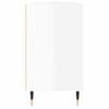 vidaXL Шкаф за баня, бял гланц, 80x33x60 см, инженерно дърво
