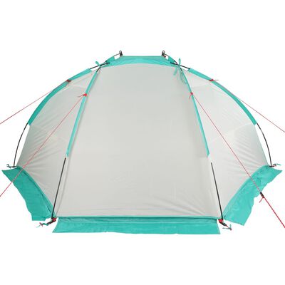 vidaXL Плажна палатка морско зелено 268x223x125 см 185T полиестер