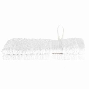 vidaXL Хавлия за гости SOLUND 2 pcs Бяло 15 x 21 cm 550 gsm